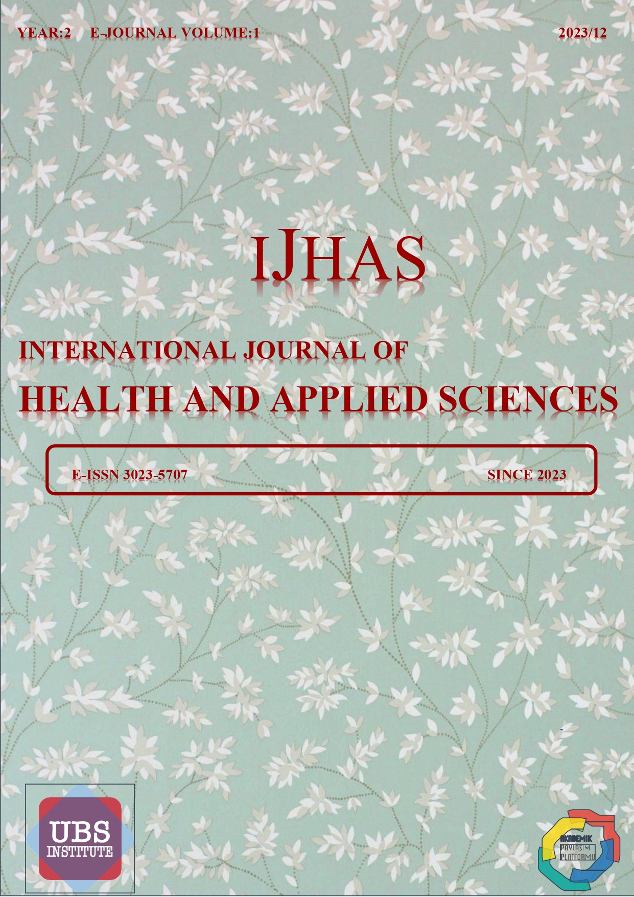 					View Vol. 1 No. 1 (2023): International Journal of Health and Applied Science
				